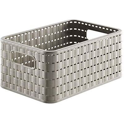 Rotho Country Boîte de rangement 6l en rotin, Plastique (PP) sans BPA, cappuccino, A5/6l (28.0 x 18.5 x 12.6 cm) - Publicité Rotho Country Boîte de rangement 6l en rotin, Plastique (PP) sans BPA, cappuccino, A5/6l (28.0 x 18.5 x 12.6 cm) - Publicité