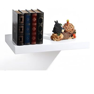 EUGAD étagères Murale en MDF,étagère de Rangement décorative Flottante 25cm Longueur,Blanc - Publicité EUGAD étagères Murale en MDF,étagère de Rangement décorative Flottante 25cm Longueur,Blanc - Publicité
