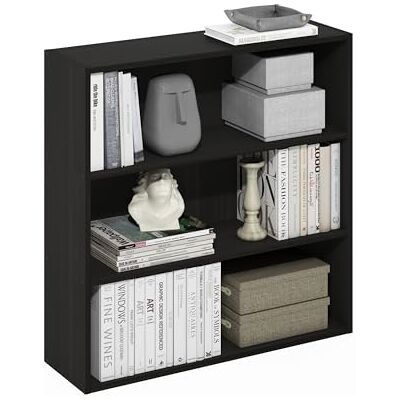 Furinno PASIR Étagère, Bibliothèque À 3 Niveaux avec Étagère Ouverte, 9,3 X 31,3 X 31,5 Cm, pour Salon, Chambre, Bureau, Couleur Expresso, Espresso - Publicité Furinno PASIR Étagère, Bibliothèque À 3 Niveaux avec Étagère Ouverte, 9,3 X 31,3 X 31,5 Cm, pour Salon, Chambre, Bureau, Couleur Expresso, Espresso - Publicité