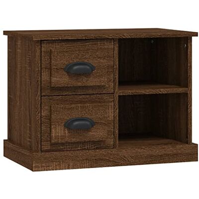 vidaXL Table de Chevet, Armoire de Nuit avec 2 Tiroirs et 2 Compartiments, Armoire de Lit, Meuble de Chambre, Moderne, Chêne Marron Bois d'Ingénierie - Publicité vidaXL Table de Chevet, Armoire de Nuit avec 2 Tiroirs et 2 Compartiments, Armoire de Lit, Meuble de Chambre, Moderne, Chêne Marron Bois d'Ingénierie - Publicité