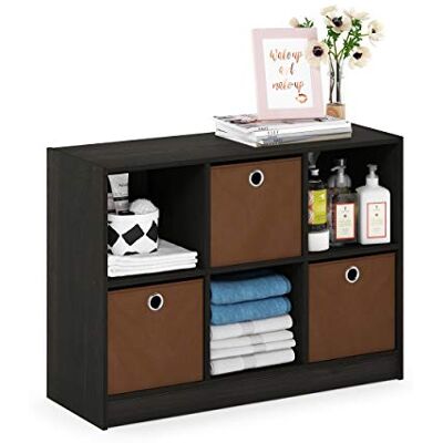 Bibliothèque de base Furinno avec 6 et 3 compartiments - Bibliothèque - Publicité Bibliothèque de base Furinno avec 6 et 3 compartiments - Bibliothèque - Publicité
