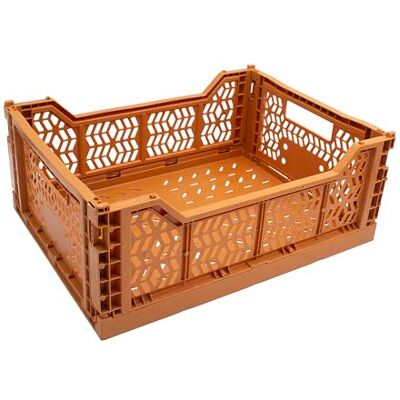 Box and beyond Lot de 10 Caisses de Rangement pliables 40 x 30 x 15 cm Plastique Terracotta Pliables Avec Poignées Rangement Cuisine, Bureau, Chambre, Salon Style Simple - Publicité Box and beyond Lot de 10 Caisses de Rangement pliables 40 x 30 x 15 cm Plastique Terracotta Pliables Avec Poignées Rangement Cuisine, Bureau, Chambre, Salon Style Simple - Publicité
