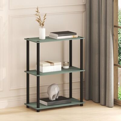 Furinno Turn-N-Tube Étagères de Stockage, Étagère à Livres à 3 Niveaux, Étagère d'angle, Étagères Ouvertes sans Outils, pour Organisation et Stockage, Salon, Garage, Bureau à Domicile, Vert Sauge - Publicité Furinno Turn-N-Tube Étagères de Stockage, Étagère à Livres à 3 Niveaux, Étagère d'angle, Étagères Ouvertes sans Outils, pour Organisation et Stockage, Salon, Garage, Bureau à Domicile, Vert Sauge - Publicité