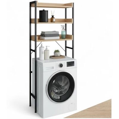 tectake ® Étagère de Salle de Bain Meuble Salle de Bain en Bois et Acier 3 Niveaux 63 x 25 x 165 cm Meuble Industriel Meuble de Rangement WC avec système Anti-basculement, Meuble de Salle de Bain - Publicité tectake ® Étagère de Salle de Bain Meuble Salle de Bain en Bois et Acier 3 Niveaux 63 x 25 x 165 cm Meuble Industriel Meuble de Rangement WC avec système Anti-basculement, Meuble de Salle de Bain - Publicité