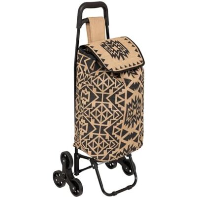 5 five simply smart 5five Chariot de Course 6 Roues Terre Inconnue Jute Marron 32L Léger Poches Zippées Fermeture à Lacet Franchi Les Escaliers Rangement Pratique - Publicité 5 five simply smart 5five Chariot de Course 6 Roues Terre Inconnue Jute Marron 32L Léger Poches Zippées Fermeture à Lacet Franchi Les Escaliers Rangement Pratique - Publicité