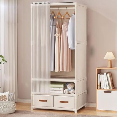 WHYATT Armoire Rangement Chambre, Petite Armoire Penderie, Conception de Tiroir Indépendante, Facile à Assembler, Détachable(White,Single Row of Drawers) - Publicité WHYATT Armoire Rangement Chambre, Petite Armoire Penderie, Conception de Tiroir Indépendante, Facile à Assembler, Détachable(White,Single Row of Drawers) - Publicité