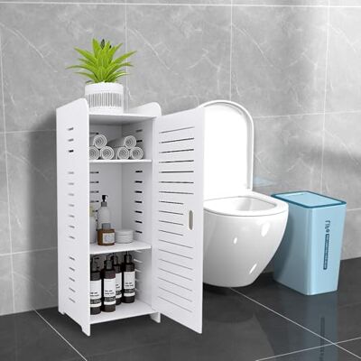 LANTUS Meuble de Salle de Bain, Meuble de Rangement, Armoire sur Pied, pour Salle de Bain, Salon, Salle à Manger, Cuisine, Style Moderne,30 x 30 x 80 cm Blanc - Publicité LANTUS Meuble de Salle de Bain, Meuble de Rangement, Armoire sur Pied, pour Salle de Bain, Salon, Salle à Manger, Cuisine, Style Moderne,30 x 30 x 80 cm Blanc - Publicité