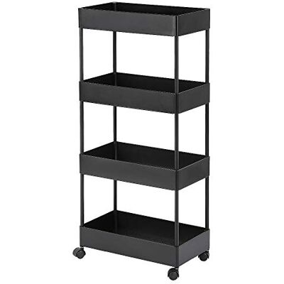 LANTUS Chariot de de Stockage Rangement Tables Roulantes Polyvalent Paniers Organisateur à roulettes à 3 Niveaux avec Poignée et roulettes - Publicité LANTUS Chariot de de Stockage Rangement Tables Roulantes Polyvalent Paniers Organisateur à roulettes à 3 Niveaux avec Poignée et roulettes - Publicité