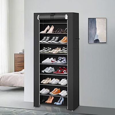 LANTUS Garde-Robe Penderies pour Chambre d'adulte,Penderie de vêtement Pliable,Armoire de Rangement,Porte-vêtements Pliable,pour Vestiaire, Chambre, Salle d’étude (60 * 30 * 160cm) - Publicité LANTUS Garde-Robe Penderies pour Chambre d'adulte,Penderie de vêtement Pliable,Armoire de Rangement,Porte-vêtements Pliable,pour Vestiaire, Chambre, Salle d’étude (60 * 30 * 160cm) - Publicité