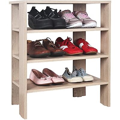 RICOO Meuble Chaussure Entree 70 x 55 x 32 cm WM039-ES Range Chaussures Chêne Marron Sonoma – Etagere Rangement - Publicité RICOO Meuble Chaussure Entree 70 x 55 x 32 cm WM039-ES Range Chaussures Chêne Marron Sonoma – Etagere Rangement - Publicité