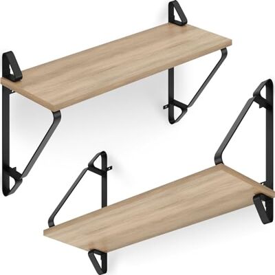 tectake ® Lot de 2 Étagère Murale Bibliotheque Meuble de Rangement Industriel Rangement Bureau, Salon, Chambre, Etagere Rangement Meubles de Salon, Salle de Bain Cuisine - Publicité tectake ® Lot de 2 Étagère Murale Bibliotheque Meuble de Rangement Industriel Rangement Bureau, Salon, Chambre, Etagere Rangement Meubles de Salon, Salle de Bain Cuisine - Publicité
