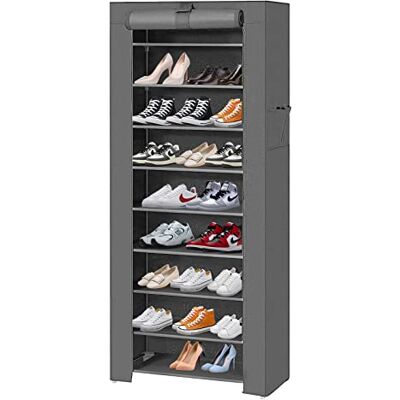 LANTUS Armoire de Rangement,Garde-Robe Penderies pour Chambre d'adulte,Penderie de vêtement Pliable,Porte-vêtements Pliable,pour Vestiaire, Chambre, Salle d’étude (60 * 30 * 160cm Gris foncé) - Publicité LANTUS Armoire de Rangement,Garde-Robe Penderies pour Chambre d'adulte,Penderie de vêtement Pliable,Porte-vêtements Pliable,pour Vestiaire, Chambre, Salle d’étude (60 * 30 * 160cm Gris foncé) - Publicité