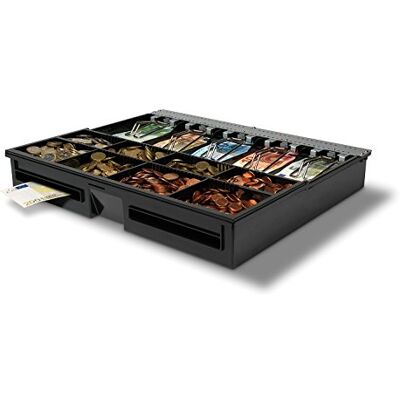 Safescan 4646T bac amovible qui organise votre argent à l'intérieur de votre tiroir-caisse Bac avec 6 emplacements billets et 8 emplacements pièces Convient au tiroir HD4646S - Publicité Safescan 4646T bac amovible qui organise votre argent à l'intérieur de votre tiroir-caisse Bac avec 6 emplacements billets et 8 emplacements pièces Convient au tiroir HD4646S - Publicité