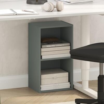 Furinno PASIR Étagère à Livres, Bibliothèque Moderne à 2 Niveaux, Bibliothèque à étagères Ouvertes, 22.9(P) x 30.5(L) x 53.3(H) cm, pour Salon, Chambre, Bureau à Domicile, Vert Sauge - Publicité Furinno PASIR Étagère à Livres, Bibliothèque Moderne à 2 Niveaux, Bibliothèque à étagères Ouvertes, 22.9(P) x 30.5(L) x 53.3(H) cm, pour Salon, Chambre, Bureau à Domicile, Vert Sauge - Publicité