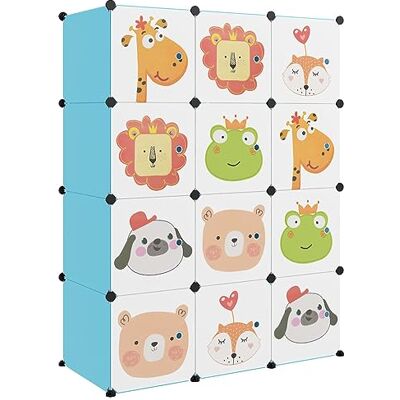 vidaXL Armoire de Rangement pour Enfants avec 12 Cubes Organisateur Stockage Tout-Petits Meuble de Rangement Maison Intérieur Bleu PP - Publicité vidaXL Armoire de Rangement pour Enfants avec 12 Cubes Organisateur Stockage Tout-Petits Meuble de Rangement Maison Intérieur Bleu PP - Publicité