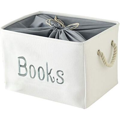 INough Panier de Rangement Panier à livres Jouet Bébé, Caisse Rangement Garçons Pliables Tissu Cube Rangement avec Fermeture Couvercle pour Jouets/Vêtement/Livres, pour chambre d'enfant, 41 x 31 x 28 cm - Publicité INough Panier de Rangement Panier à livres Jouet Bébé, Caisse Rangement Garçons Pliables Tissu Cube Rangement avec Fermeture Couvercle pour Jouets/Vêtement/Livres, pour chambre d'enfant, 41 x 31 x 28 cm - Publicité