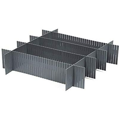 Organisateur de Tiro Compactor - Ensemble de 6, Gris - Solution de Rangement - Publicité Organisateur de Tiro Compactor - Ensemble de 6, Gris - Solution de Rangement - Publicité