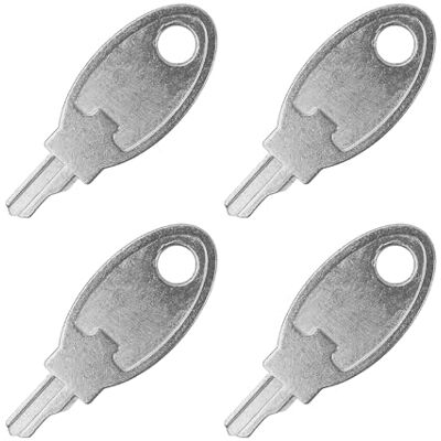 Your Day Mate Jeu de clés de remplacement, 4 x clés, accessoires uniquement pour notre sécurité pour réfrigérateur, armoire et portes, en métal, Replacement Key pour sécurité enfant à coller, clé métallique solide - Publicité Your Day Mate Jeu de clés de remplacement, 4 x clés, accessoires uniquement pour notre sécurité pour réfrigérateur, armoire et portes, en métal, Replacement Key pour sécurité enfant à coller, clé métallique solide - Publicité