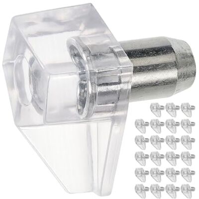 Your Day Mate Supports d'Étagères D5, 24 Pièces, Support Étagère pour Trous de Perçage Ø 5 mm, tous Types Armoire, Métal, Inoxydables, Taquet Étagère pour Meubles, Armoires, Broches pour Crémaillère Étagères - Publicité Your Day Mate Supports d'Étagères D5, 24 Pièces, Support Étagère pour Trous de Perçage Ø 5 mm, tous Types Armoire, Métal, Inoxydables, Taquet Étagère pour Meubles, Armoires, Broches pour Crémaillère Étagères - Publicité