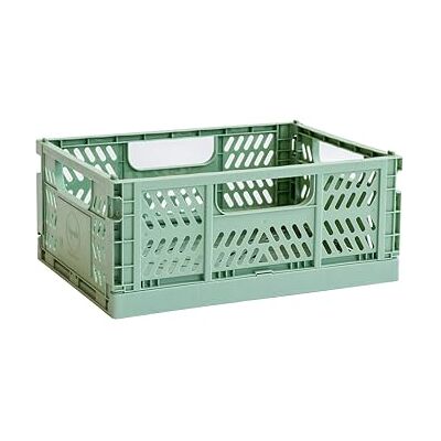 3 Sprouts Caisse Pliable Caisse de Rangement Plastique Pliable pour Enfants et Adultes Vert - Publicité 3 Sprouts Caisse Pliable Caisse de Rangement Plastique Pliable pour Enfants et Adultes Vert - Publicité