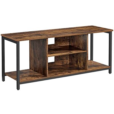VASAGLE LTV060B01 Meuble TV pour TV Jusqu’à 152 cm (60"), avec étagères Ouvertes, Console TV pour Salon, Salle de Divertissement Marron Rustique/Noir - Publicité VASAGLE LTV060B01 Meuble TV pour TV Jusqu’à 152 cm (60"), avec étagères Ouvertes, Console TV pour Salon, Salle de Divertissement Marron Rustique/Noir - Publicité