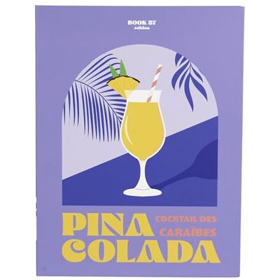 Linnea Livre de Rangement Collection Cocktails modèle Pina Colada Violet - Publicité Linnea Livre de Rangement Collection Cocktails modèle Pina Colada Violet - Publicité