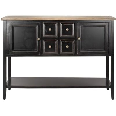 Safavieh EUH6517D Tonnelle Buffet Bois Détresse Chêne Noir/Résisté 116 x 38 x 86,36 cm - Publicité Safavieh EUH6517D Tonnelle Buffet Bois Détresse Chêne Noir/Résisté 116 x 38 x 86,36 cm - Publicité