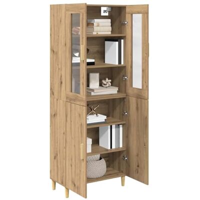 vidaXL Haut Armoire Chêne Artisanal 69,5 x 34 x 180 cm, Buffet élégant, Meuble Rectangle Moderne, Rangement spacieux, organise ta Salle à Manger, déco contemporaine - Publicité vidaXL Haut Armoire Chêne Artisanal 69,5 x 34 x 180 cm, Buffet élégant, Meuble Rectangle Moderne, Rangement spacieux, organise ta Salle à Manger, déco contemporaine - Publicité