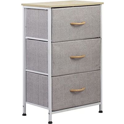 Bakaji - Cassettiera Armadietto 3-Drawer - Commode - Publicité Bakaji - Cassettiera Armadietto 3-Drawer - Commode - Publicité