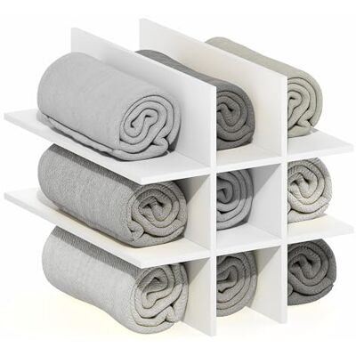 Furinno Cubicle Insert pour Cube, Organiseur de Cubes à 9 Compartiments, Accessoire d’étagère, Compatible avec Triple Thick Cubes et IKEA Kallax, Blanc - Publicité Furinno Cubicle Insert pour Cube, Organiseur de Cubes à 9 Compartiments, Accessoire d’étagère, Compatible avec Triple Thick Cubes et IKEA Kallax, Blanc - Publicité