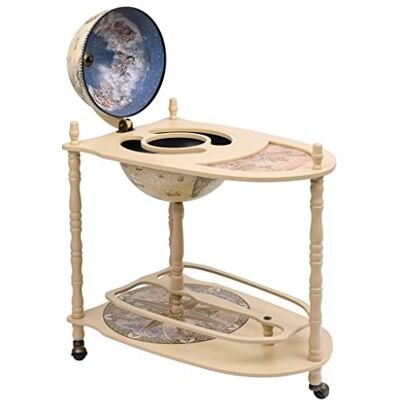 vidaXL Support de Vin Autoportant Globe Range Bouteilles Armoire à Vin Casier à Bouteilles Porte-Bouteille Intérieur Vert et Blanc Bois d'Eucalyptus - Publicité vidaXL Support de Vin Autoportant Globe Range Bouteilles Armoire à Vin Casier à Bouteilles Porte-Bouteille Intérieur Vert et Blanc Bois d'Eucalyptus - Publicité