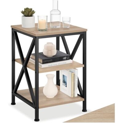 tectake ® Table d'appoint Cuisine, Salon, 40,5 x 40,5 x 60,5 cm, Meuble Salon, Bureau, Chambre, 3 Niveaux, Table de Chevet, Bout de canapé Petit Meuble de Rangement Décoration Maison, Bois Clair - Publicité tectake ® Table d'appoint Cuisine, Salon, 40,5 x 40,5 x 60,5 cm, Meuble Salon, Bureau, Chambre, 3 Niveaux, Table de Chevet, Bout de canapé Petit Meuble de Rangement Décoration Maison, Bois Clair - Publicité