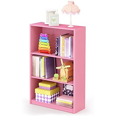 Furinno Bibliothèques, Bois, Rose, Taille Unique, One Size, 3 niveaux - Publicité Furinno Bibliothèques, Bois, Rose, Taille Unique, One Size, 3 niveaux - Publicité