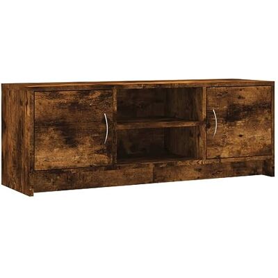 vidaXL Meuble TV chêne fumé 102x30x37,5 cm Bois d'ingénierie, Support TV, Armoire média, Armoire HiFi, unité TV, Meuble multimédia, Meuble latéral - Publicité vidaXL Meuble TV chêne fumé 102x30x37,5 cm Bois d'ingénierie, Support TV, Armoire média, Armoire HiFi, unité TV, Meuble multimédia, Meuble latéral - Publicité