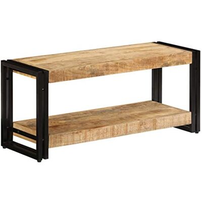 vidaXL Meuble TV Socle TV Armoire de Télévision Salon Bois de Manguier Massif - Publicité vidaXL Meuble TV Socle TV Armoire de Télévision Salon Bois de Manguier Massif - Publicité