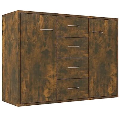 vidaXL Buffet Armoire Latérale Armoire de Rangement Meuble de Salon Salle de Séjour Intérieur Chêne Fumé 88x30x65 cm Bois d'Ingénierie - Publicité vidaXL Buffet Armoire Latérale Armoire de Rangement Meuble de Salon Salle de Séjour Intérieur Chêne Fumé 88x30x65 cm Bois d'Ingénierie - Publicité