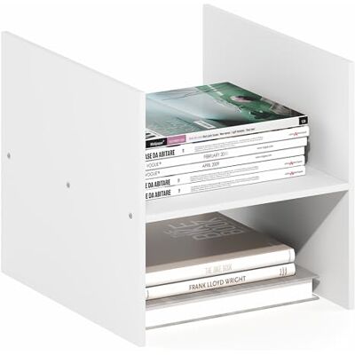 Furinno Cubicle Insert pour Cube, Organiseur de Cubes à étagère en H, Accessoire d’étagère à 2 Niveaux, Compatible avec Triple Thick Cubes et IKEA Kallax, Blanc - Publicité Furinno Cubicle Insert pour Cube, Organiseur de Cubes à étagère en H, Accessoire d’étagère à 2 Niveaux, Compatible avec Triple Thick Cubes et IKEA Kallax, Blanc - Publicité