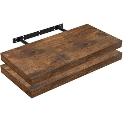 WOLTU Étagère Murale, Étagère Flottante en MDF, Lot de 2, pour Salon, Cuisine, Chambre, Salle de Bain, RG9372hov-2 - Publicité WOLTU Étagère Murale, Étagère Flottante en MDF, Lot de 2, pour Salon, Cuisine, Chambre, Salle de Bain, RG9372hov-2 - Publicité