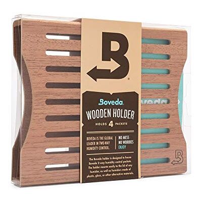 Boveda pour cigares support en bois pour quatre (4) taille 60 kits d'installation à aimant et Velcro® inclus - Publicité Boveda pour cigares support en bois pour quatre (4) taille 60 kits d'installation à aimant et Velcro® inclus - Publicité