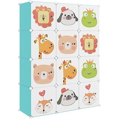 vidaXL Armoire de Rangement pour Enfants avec 12 Cubes Organisateur Stockage Tout-Petits Meuble de Rangement Maison Intérieur Vert PP - Publicité vidaXL Armoire de Rangement pour Enfants avec 12 Cubes Organisateur Stockage Tout-Petits Meuble de Rangement Maison Intérieur Vert PP - Publicité