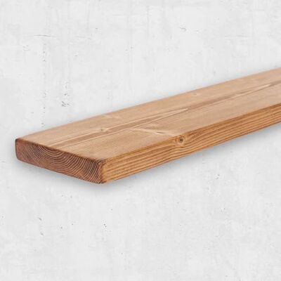 Chill House Étagère Flottante Rustique, étagère Murale en Bois 22x3.5cm, Chêne Naturel, 150cm - Publicité Chill House Étagère Flottante Rustique, étagère Murale en Bois 22x3.5cm, Chêne Naturel, 150cm - Publicité