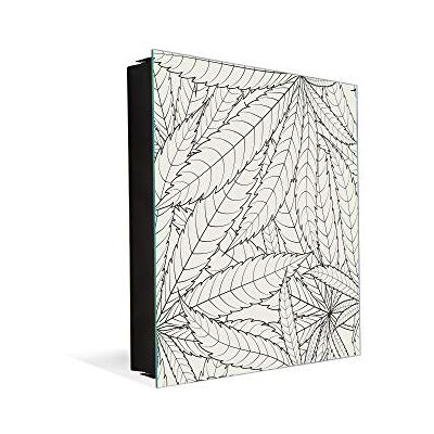 Concept Crystal Petite armoire pour les clés avec décoration au choix K04 Illustration de feuilles de cannabis - Publicité Concept Crystal Petite armoire pour les clés avec décoration au choix K04 Illustration de feuilles de cannabis - Publicité
