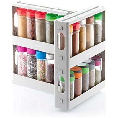 InnovaGoods ® Organisateur d'épices coulissant et pivotant Rispick , stocke tes épices de manière ordonnée et accessible, design compact, idéal pour la cuisine. Publicité InnovaGoods ® Organisateur d'épices coulissant et pivotant Rispick , stocke tes épices de manière ordonnée et accessible, design compact, idéal pour la cuisine. Publicité