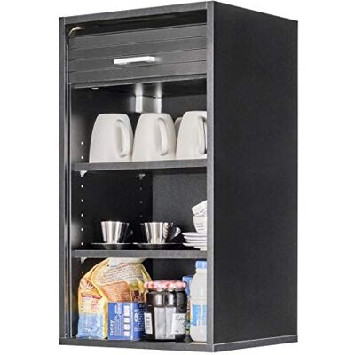 SIMMOB Meuble de Cuisine Noir L 40 cm H 72 cm - Publicité SIMMOB Meuble de Cuisine Noir L 40 cm H 72 cm - Publicité