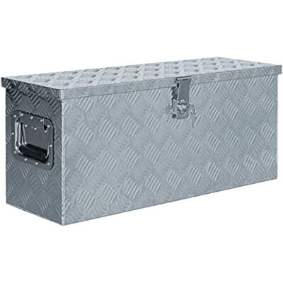 vidaXL Boîte Outils en Aluminium Argenté Caisse à Outils Coffre de Rangement - Publicité vidaXL Boîte Outils en Aluminium Argenté Caisse à Outils Coffre de Rangement - Publicité