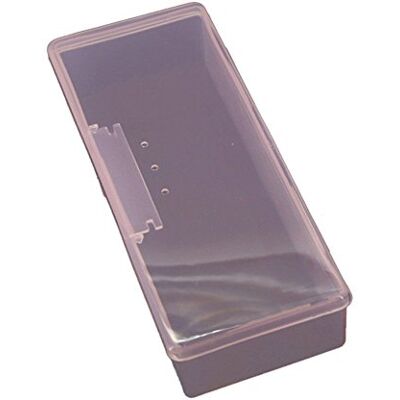 Daedalus Boîte de rangement en plastique transparent pour fournitures d'ongles - Publicité Daedalus Boîte de rangement en plastique transparent pour fournitures d'ongles - Publicité