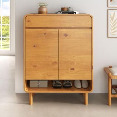 IDIMEX Meuble à Chaussures Juan, en Bois Massif Coloris Chêne, 2 Portes, 1 Tiroir, Rangement Armoire à Chaussures Design pour Entrée, Placard Haut, pour 12 Paires. Publicité IDIMEX Meuble à Chaussures Juan, en Bois Massif Coloris Chêne, 2 Portes, 1 Tiroir, Rangement Armoire à Chaussures Design pour Entrée, Placard Haut, pour 12 Paires. Publicité