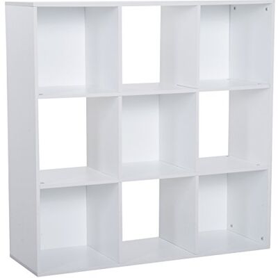 HOMCOM 3 étages Cubes Meuble de rangement Panneau de Particules Armoire Bibliothèque étagères de rangement pour bureau à domicile - Publicité HOMCOM 3 étages Cubes Meuble de rangement Panneau de Particules Armoire Bibliothèque étagères de rangement pour bureau à domicile - Publicité