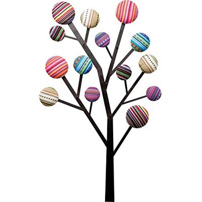 Kare Design Porte Manteau Murale Bubble Tree, Multicolore, Acier, Coton, 6 Patères, Murale, Deco Intérieur, Décoration Chambre, Vestiaire Entrée, Couloir, 111x65x7cm (H/L/P) - Publicité Kare Design Porte Manteau Murale Bubble Tree, Multicolore, Acier, Coton, 6 Patères, Murale, Deco Intérieur, Décoration Chambre, Vestiaire Entrée, Couloir, 111x65x7cm (H/L/P) - Publicité