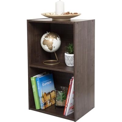 Iris Ohyama , Meuble de Rangement, Bibliothèque, Meuble avec 2 étagères, Grande capacité, Multifonctionnel,Solide Bureau, Chambre, Salon Office Basic Rack CX-2FN -Marron - Publicité Iris Ohyama , Meuble de Rangement, Bibliothèque, Meuble avec 2 étagères, Grande capacité, Multifonctionnel,Solide Bureau, Chambre, Salon Office Basic Rack CX-2FN -Marron - Publicité